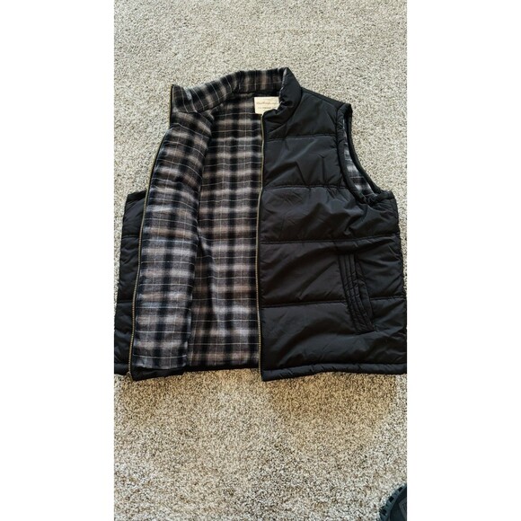 Weatherproof Vintage Men's 2XL Puffer Vest Flannel Lined Quilted Warm Outdoor - Picture 3 of 6